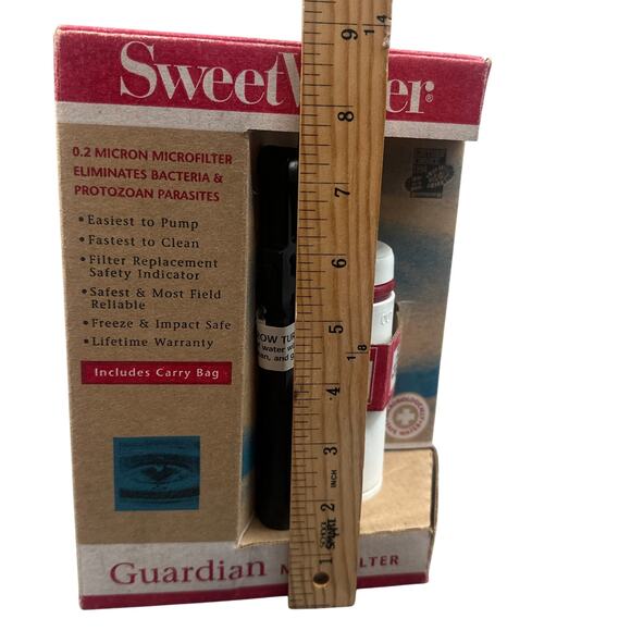 SweetWater Guardian Microfilter Water Purifier Hiking Camping Backpacking NOS - Picture 15 of 15